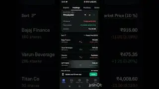 15 Lakh Portfolio Update 🎉// Market Green Portfolio Red 🥲#sharebajar #stockmarket #portfolio 