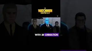 WATCHMEN ANIMATION STYLE #watchmen #animated #dccomics #dc #drmanhattan #rorschach