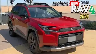 2026 Toyota RAV4 Woodland in Matte Red &ndash; Luxury Just Got Bolder