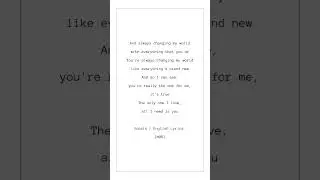 【English A Cappella】