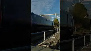 Three Tone | Hull Trains 802304 passes through Market Harborough on a diversion | 06/01/23
