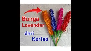 Cara Membuat Bunga Lavender dari Kertas Origami