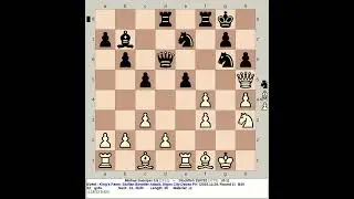 Mishas Swooper 0.6 vs Stockfish 250702 | King's Pawn: Sicilian Bowdler Attack #chess