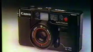 1982 Canon Sure Shot AF35M TV Commercial