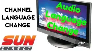 Change Audio Language in sun direct set Top box