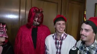 El pregó i el trencament del càntir donen l’inici a la festa major de la Bisbal