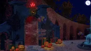 Alice in Wonderland X Halloween - Night Labyrinth Garden Party Ambience 🎃💀