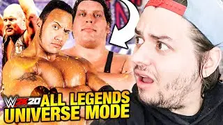 I Made An All Legends WWE 2K20 Universe Mode And IT BROKE The Game