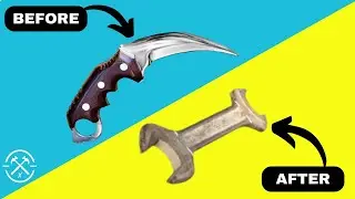 Making A Karambit Knife From An Old Soviet Wrench |Karambit Knife | Forging | Sword Making