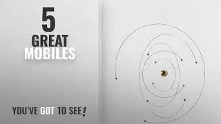 Top 10 Mobiles [ Home Decor 2018 ]: Niels Bohr Atom Model Hanging Mobile - 9 Inches - Steel -