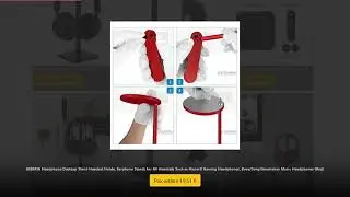 Geekria Aluminum Headphone Stand Headset Holder Desk Headphones Showing Display Hanger Gaming Headse