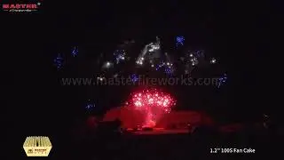 1.2'' 100S Fan Cake #fireworks