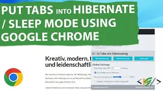 How to Send Tab into Hibernation via Google Chrome Extension | Puts Tabs into Sleep Mode | Hibernate