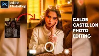 Calob Castellon Photoshop Editing Tutorial | Step by Step Guide | Atif Editz