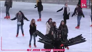 Paris welcomes world&rsquo;s largest temporary indoor ice rink