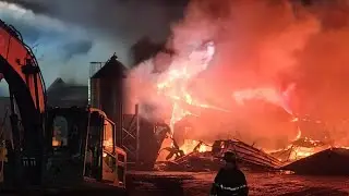 Andrews, NC chicken plant fire alarms nearby residents