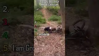 Ranking The Top 5 Worst Bike Crashes #mtbcrash #crash #fail