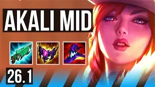 AKALI vs KASSADIN (MID) | 83K damage | EUW Grandmaster | 26.1