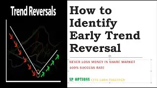 HOW TO IDENTIFY EARLY TREND REVERSAL      100% SURE STRATEGY  NOW NEVER LOSS MONEY IN STOCK MARKET