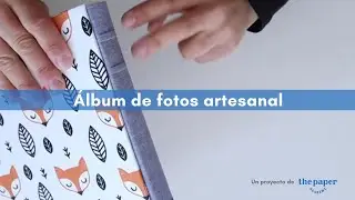 Album de fotos artesanal con lomo curvo