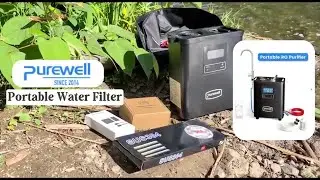 Портативный очиститель воды обратного осмоса Purewell, сертифицированный NSF/SGS (для питьевой гр...