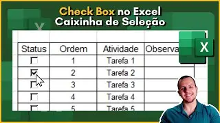 Caixa de Sele&ccedil;&atilde;o Check Box no Excel | Como fazer