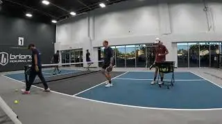 Drill Idea 9: Take first shot out of air then do dinking, practice out of air vs dink
