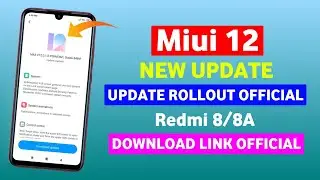 Redmi 8a MIUI 12 Update Download Link | Redmi 8 MIUI 12 Update Download | OTA Link | Update Now |