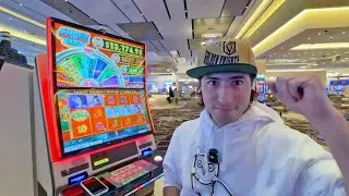 Pompsie Slots Scores THRILLING Wins On Super Wheel Mania Slot!