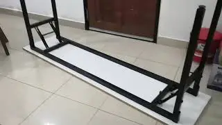 How to fold the legs of a folding banquet table