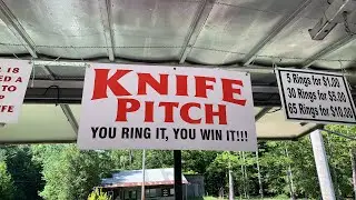 KNIFE RING TOSS! SURPRISE LIVE!