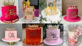 Crown Cake Design Ideas ll Happy Birthday Cake Design Ideas ll Birthday Special Cake Design Ideas ll