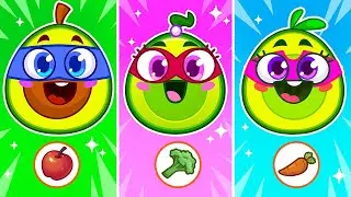 🍎 Healthy Heroes vs Junk Food Villains 🍕 Kids Learn about Healthy Nutrition