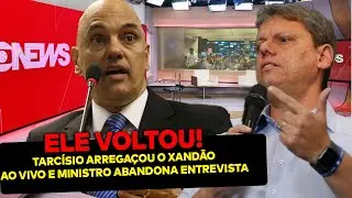 SENSACIONAL: Tarc&iacute;sio asfaltou o Xand&atilde;o ao vivo na Globo! Ministro se irrita e abandona entrevista