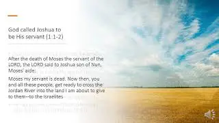 2021-03-28【CCCF Children Ministry】【Grade 4-6】【Joshua 1:1-9】