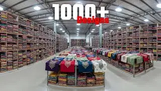 1000 కి పైగా డిజైన్లతో కూడిన ఫ్యాక్టరీ | Aruna Textile Hub factory | #manufacturer #wholesale #surat