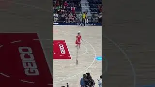 Red Panda a G😂👏🏾💪🏾🔥 #halftimeshow #mystics #wnba #basketball