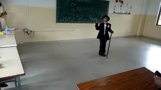 Master Chiranthan Dress up and performance like Charlie Chaplin