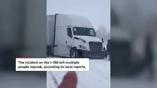 Over 100 vehicles collide in Michigan highway pileup | REUTERS