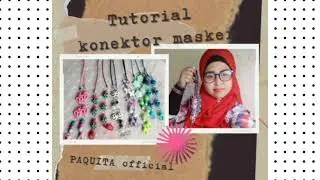 DIY tutorial konektor masker/konektor masker 2 in 1/How to make easy a Strap mask