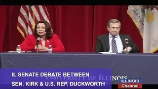 Illinois Senate Debate: Mark Kirk (R) v Tammy Duckworth (D)