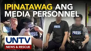 3 media personnel na nagsuot ng protective gear sa rally nitong November 30, ipinatawag ng PNP