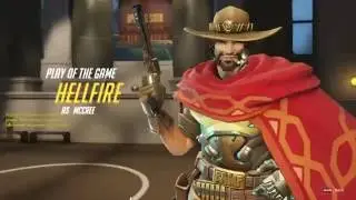 Overwatch McCree Sextuple Kill (Team Kill)