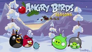 Angry Birds SEASONS wreck the halls theme soundtrack | angry birds seasons xmas(2011) theme