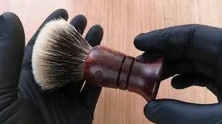 Rhodium 28mm Custom rosewood burl