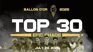 BALLON D'OR 2025 - THE SHOCKING TOP 30 RANKINGS