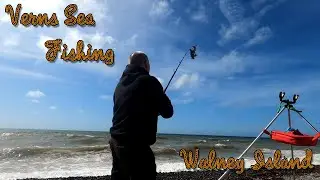VERNS SEA FISHING | STUNNING WALNEY ISLAND BEACH FISHING IN CHALLENGING CONDITIONS 