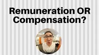 The difference between agency remuneration and compensation