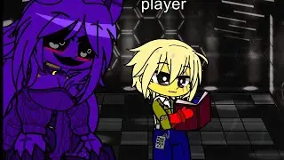 Gacha harem player x female catnap, catnap kidnap player. 💜💛