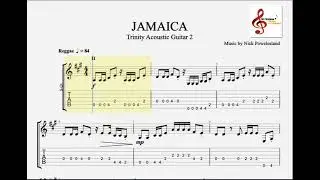 JAMAICA - Trinity Acoustic Guitar - Grade 2 ( w/ drum beat )